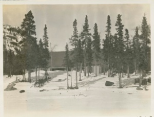 Image of Labrador Scientific Station-front view from Harbor ice